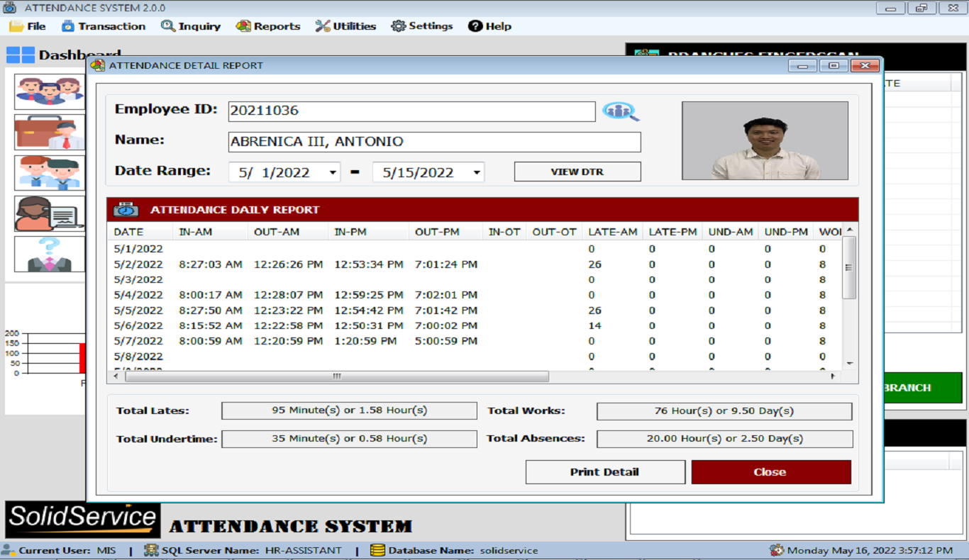 Attendance System