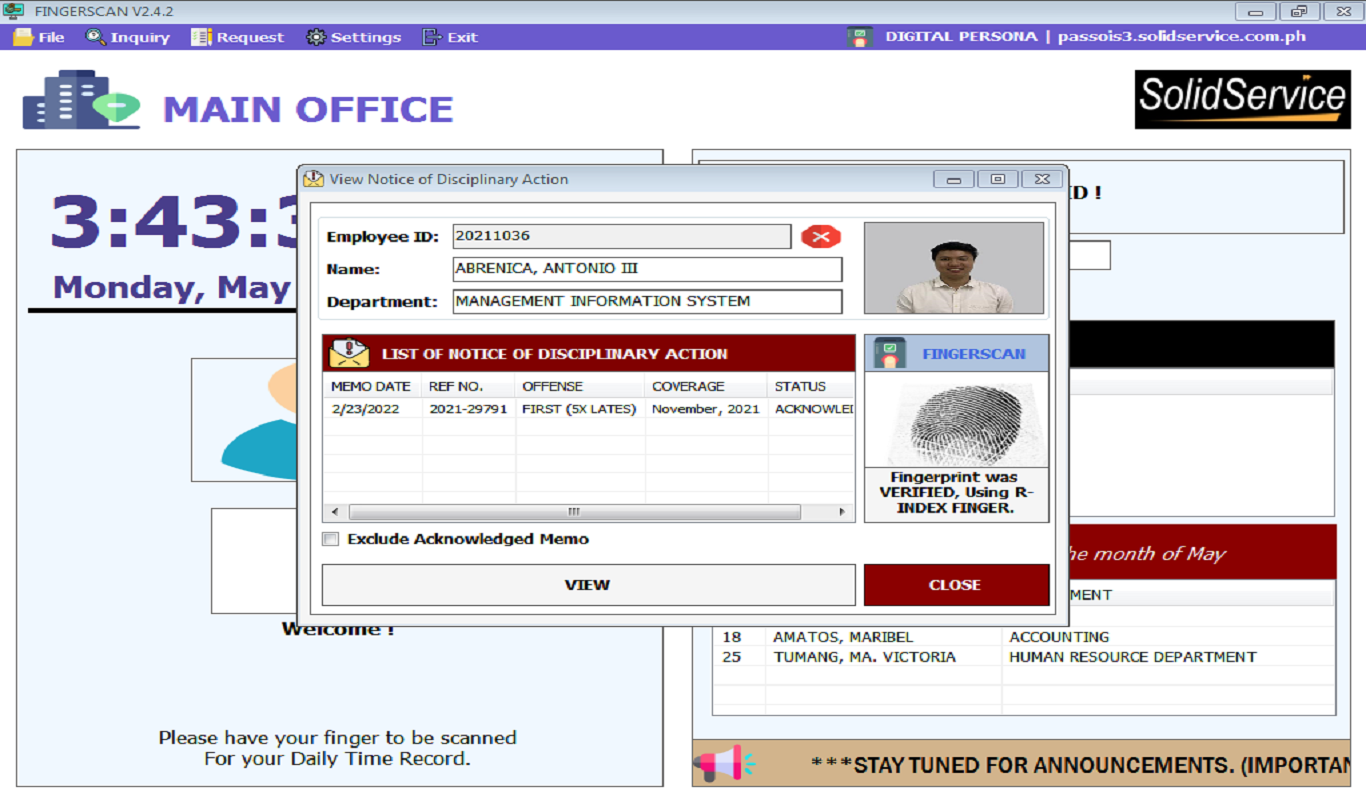 Admin Login Page